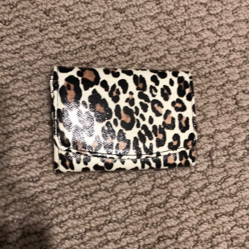 Cheetah card case
